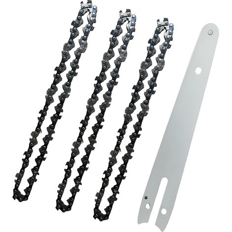 Chaîne de tronçonneuse à levier de 8 pouces, chaîne de rechange pour tronçonneuse au pas de 1/4" LP (1/5)