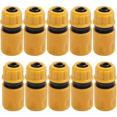 10 robuste Kunststoff-Gießdüsen – Quick Garden Accessories, Set mit 10 universellen Schlauchverbindern