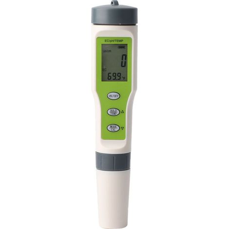 Testeur d'eau 3 en 1 portable : pH, EC, température - Appareil de mesure qualité et pureté (1/5)