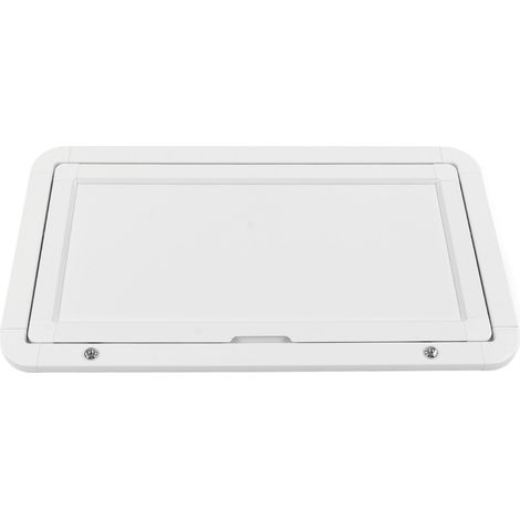 Table de camping externe RV avec verrou, charge max 25 kg, aluminium pour MPV bateau caravane, blanc (1/5)