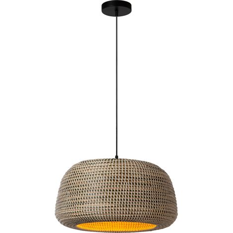 Lampe suspendue en herbe marine Maduka Ø 47 cm - brun - 10450/47/43 (1/2)