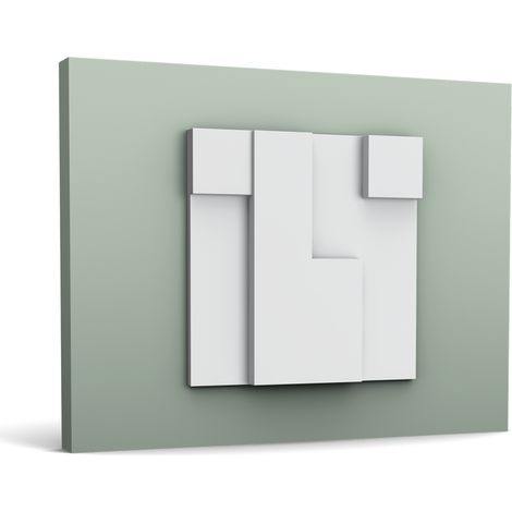 3D Rivestimento murale Orac Decor W102 MODERN CUBI elemento decorativo design moderno bianco (1/4)