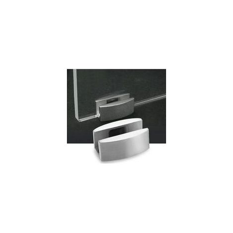 Pince de charnière de pivot pour porte en verre coulissante – Acier inoxydable – Épaisseur de verre 8-14 mm – Fixation murale pour salle de bains