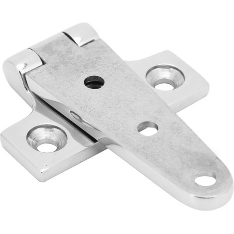 Charnières de porte en acier inoxydable en forme de T, charnières métalliques robustes de remplacement pour bateaux (54 x 100 mm / 2,1 x 3,9 pouces) (1/5)