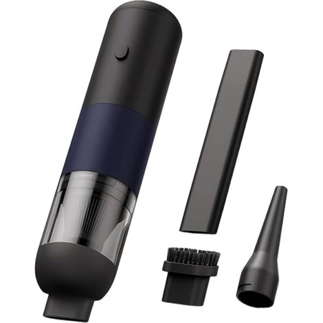 Aspirateur auto Dépoussiéreur rechargeable puissant Aspirateur de voiture puissant Idéal pour Poils d'Animaux, Aérations, Bureaux, Maison, Meubles, Claviers, Fentes (1/5)