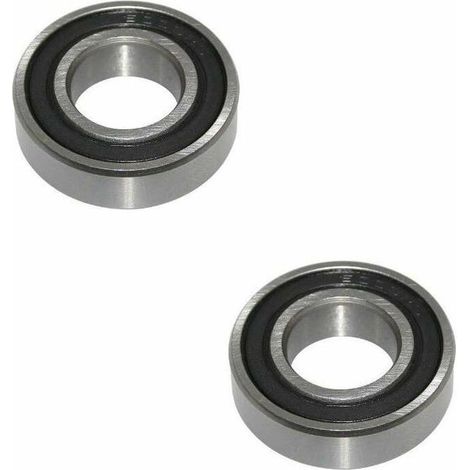 2x roulement à billes 6301-2RS 12x37x12mm étanche roue moto scooter mobylette voiture remorque tracteur