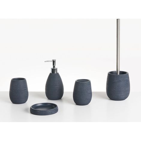 Badaccessoires Set 5-teilig QUILCA Dunkelblau
