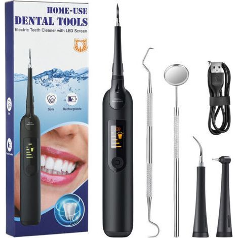 Kits Dentaires,Détartreur à dents domestique outil de soins dentaires électrique portable instrument de beauté dentaire