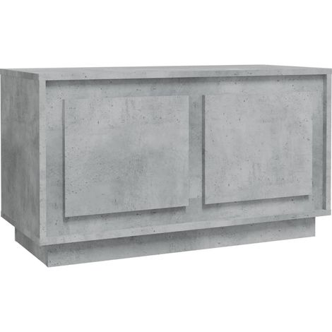 Mobile TV multimediale scaffale per televisione televisione buffet sala da pranzo soggiorno camera da letto 80 x 35 x 45 cm derivati del legno grigio 020026284