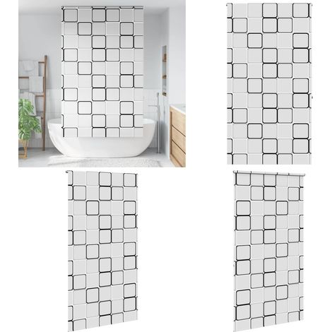 vidaXL Store enrouleur de douche 140x240 cm largeur du tissu 136 cm (1/5)