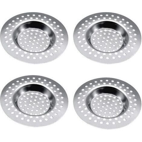 Sink Strainer Stopper, 4 Pack Stainless Steel Kitchen Sink Strainer Stopper, Sink Strainer Stopper, Sink Strainer Stopper for Kitchen Bathtub Bathroom Wash Basin (1/4)