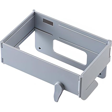 Support de Sac Poubelle Pliable, Poubelle Suspendue à Fermeture Magnétique, Sac à Ordures Pliable Rack Hanging, Porte-Sacs avec Bouton-pression de Fixation pour Portes d'armoires de Cuisine (1/5)