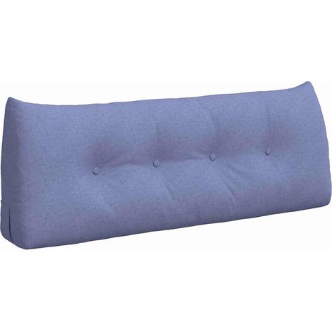Cojín de Espalda Azul jeans 120 x 24 x 50 cm tela vidaXL