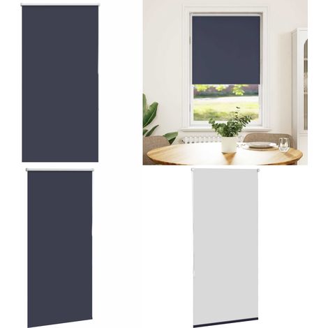 vidaXL Verdunkelungsrollo Marineblau 80x130cm Stoffbreite 75,7 cm (1/5)
