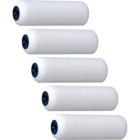 ROTAMOUSSE rouleau 100 mm ROTA mousse haute densité, bouts arrondis x5