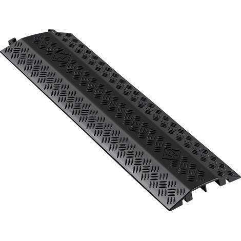 Copricavi VEVOR, 7,938 kg/asse, 2 canali, protezione cavi/tubi, per interni, aree ad alto traffico, 1 confezione, 97,5 x 28 x 4 cm (1/2)