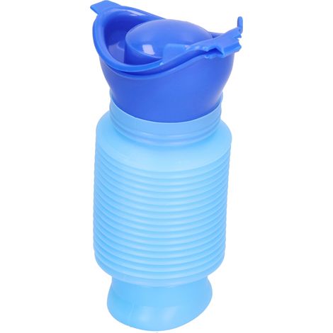 Bouteille d'urine portable réutilisable, unisexe, pliable, extensible, pot de toilette pour voyage et camping (1/5)