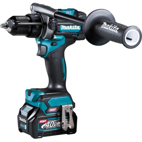 Makita - Trapano- avvitatore a percussione a batteria 40V, 2 batterie XGT da 4,0 Ah, caricabatterie HP001GM201 (1/5)