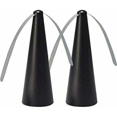 2pc Mouches et moustiques repoussent Les Ventilateurs d'insectes Gardez Les Mouches et Les Insectes Loin de la Nourriture sans Utiliser de Produits Chimiques Profitez de Vos Repas à l'extérieur (1/4)