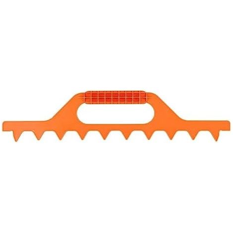 Outil d'espacement de cadre d'abeille, apiculture légère et durable, espacement correct du cadre, entretoise de cadre d'abeille en plastique pour apiculteurs (orange boîte de 9) (1/5)