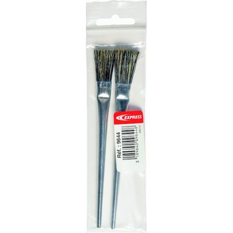 Paquet 2 pinceaux en crin pour flux - EXPRESS - 9644 (1/3)