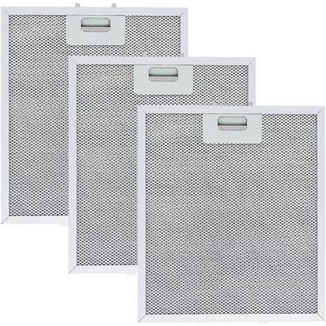 AGE Filtre à graisse métallique pour hotte aspirante 305 x 267mm –Aluminium réutilisable –Compatible avec modèles Ariston, Electrolux, Whirlpool (1/5)