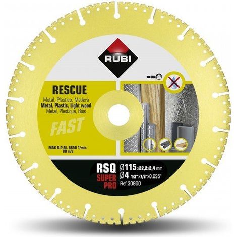 Disco diamantado rsq superpro ø115 x 4 x 22,2 mm