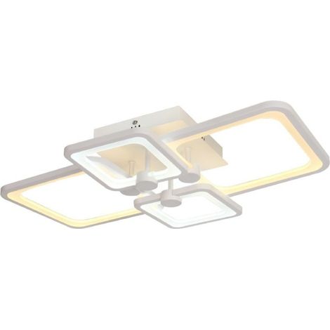 Lámpara de techo LED V-TAC de 74 W con control remoto, CCT, 3 en 1, regulable