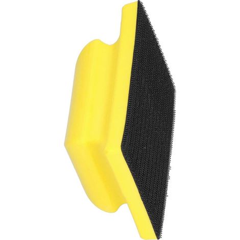 Bloc ponçage main – crochet & boucle – plaque support carrée – ponceuse / polisseuse (1/5)