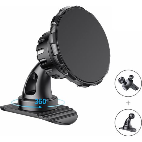 (Exklusiv für Mexiko) (Kein Muster, in Entwicklung) Magnetischer Autotelefonhalter, Lüftungsschlitzclip, flexibler und selbstklebender Halter für die Mittelkonsole mit doppelter Verwendungsmöglichkeit (1/5)