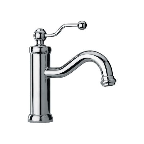 Mezclador de lavabo de latón cromado sin desagüe - Paini Toscana (1/5)