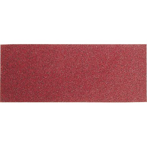 Bosch – Lot de 10 feuilles abrasives 93x230mm grain 120 – Pour ponçage bois dur et métal – Compatibles ponceuses orbitales
