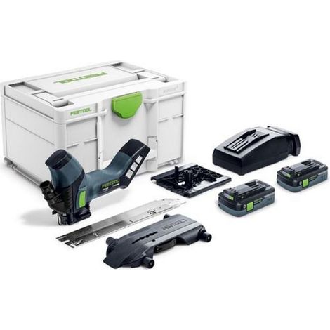 Festool – 576569 Scie sabre sans fil 240mm – 2 batteries 4,0Ah – Moteur EC-TEC sans charbons – Pour matériaux isolants PUR et polystyrène (1/10)