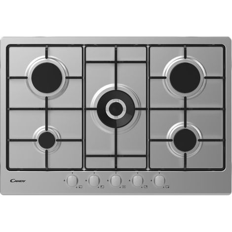 Candy Moderna CHW74WX plaque de cuisson inox 74.5 cm (1/2)