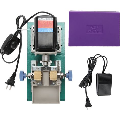 Perceuse à perles pour bijoux, machine à percer les trous de perles, kit complet d'outils de bijouterie (prise CN 220V) (1/5)