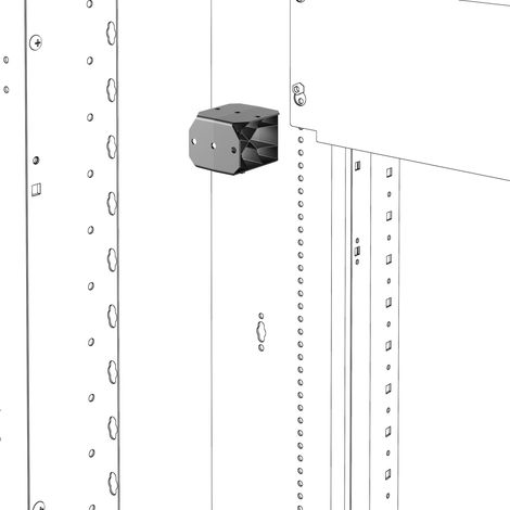 QDX SUPPORTI CANALINA VERTICALE 8PZ GEWISS GWD3428
