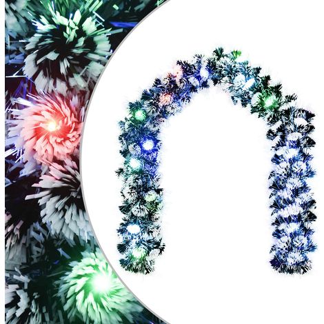 Christmas Garland 200 cm 16 LEDs Multicolour PET vidaXL (1/5)
