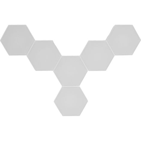 6er-Set Hex-Wandleuchten mit WLAN-App-Steuerung, Sprachfernbedienung und Musiksynchronisation, RGB-LED-Lichtpanel (1/5)