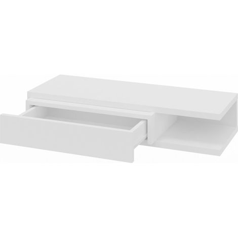 Consola colgante blanca PICCO para el pasillo