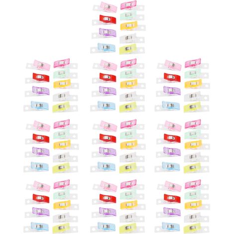 90 pièces pinces à couture plastique pour quilting, accessoires de reliure et projets créatifs (1/5)