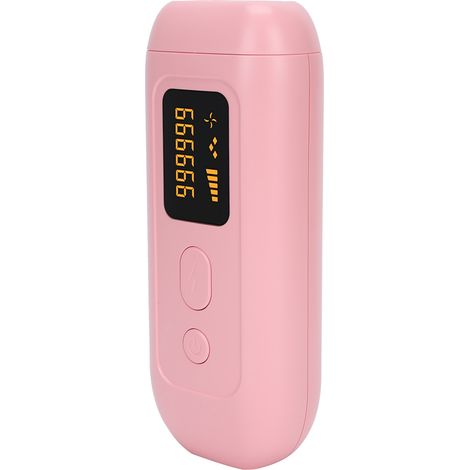 Appareil d'épilation à lumière pulsée portable à 5 niveaux d'intensité, réglable, professionnel, 110-240 V, rose, prise américaine (1/5)