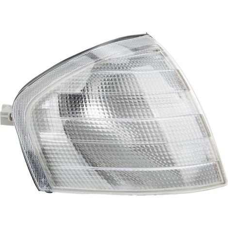 Feu de clignotant avant droit, optique de coin pour Mercedes W202 S202 1993-2001, blanc, ampoule incluse, référence 2028261043 (1/5)