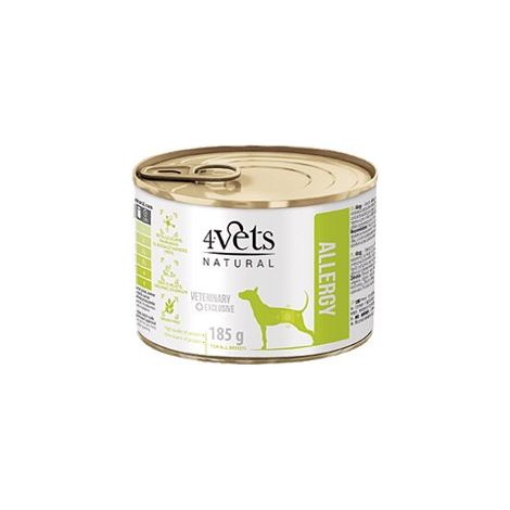 4VETS Natural Allergy Lamb Dog - nourriture humide pour chiens - 185 g
