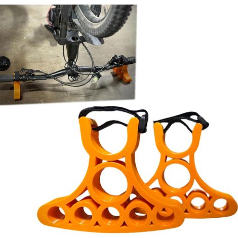 Adatto per modelli Jasion/Huffy/Dynacraft (1 paio), supporto per manubrio della bicicletta, supporto portatile per riparazione biciclette, cric per manubrio