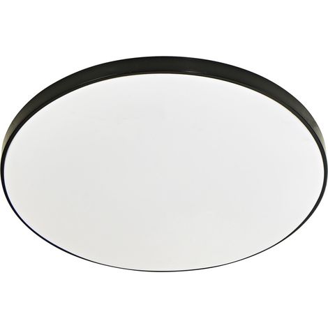 LED Deckenleuchte Bali schwarz Ø 27 x 5 cm neutralweiß