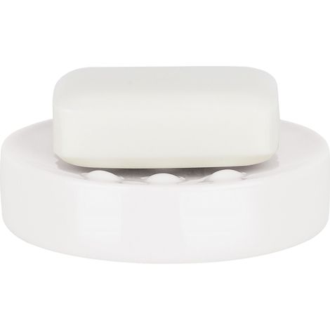 Jabonera de porcelana TUBE Blanco Spirella