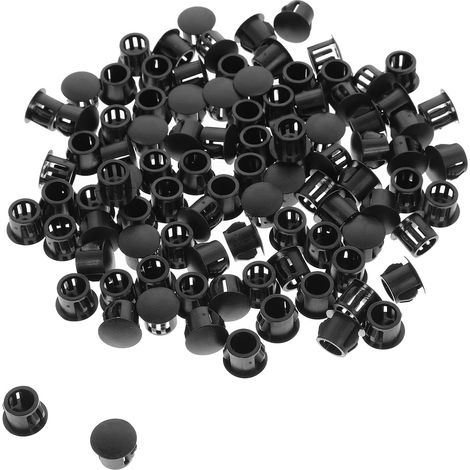 100 bouchons en plastique meubles encastrés panneaux noirs chaises (1/5)