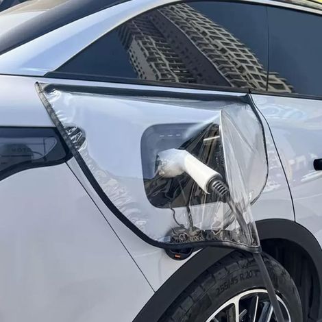 Cache-prise magnétique pour chargeur de véhicule électrique, protection contre l'eau et les intempéries (hiver, neige, pluie), protège efficacement tous vos appareils. (1/5)