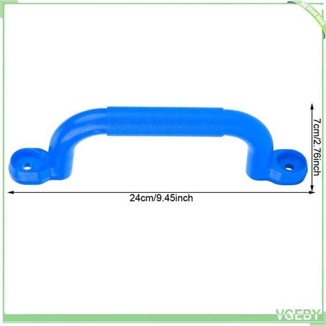 Fafeicy Poignée d'aire de jeux Une paire d'accessoires de jouet de balançoire de poignée antidérapante de moto electrique Bleu (1/5)