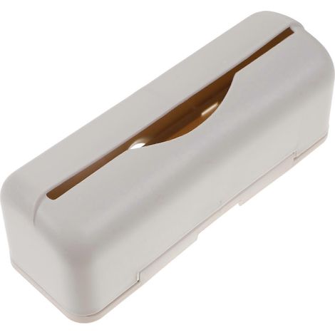 Distributeur mural de sacs en plastique pour la cuisine, distributeur de sacs d'épicerie, économiseur de sacs poubelle-18X6.5CM-Grey (1/4)